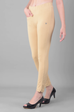 Beige 42 Kurti Pants