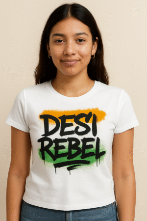 Desi Rebel – Women’s Graffiti T-Shirt