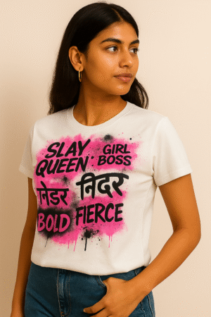 SLAY QUEEN Graffiti T-Shirt – Bold & Fearless