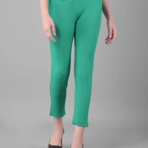 comfort-lady-lycra-pants-for-women-emerald-green