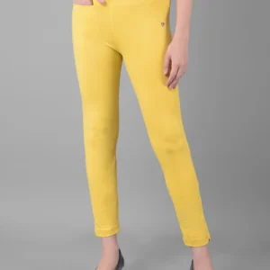 comfort-lady-lycra-pants-for-women-light-mustard