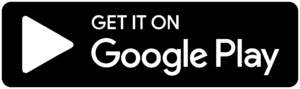 google play badge logo black and white