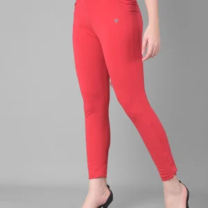 comfort-lady-lycra-pants-for-women-crimson
