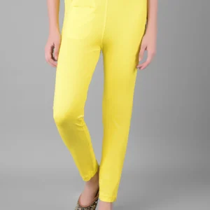 comfort-lady-lycra-pants-for-women-bright-electric-yellow