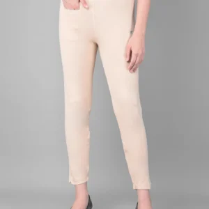 comfort-lady-lycra-pants-for-women-cream-yellow